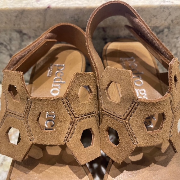 Pedro Garcia Fermina Honeycomb Wedge in Brown, Size 37.5/7.5 US - Picture 3 of 12